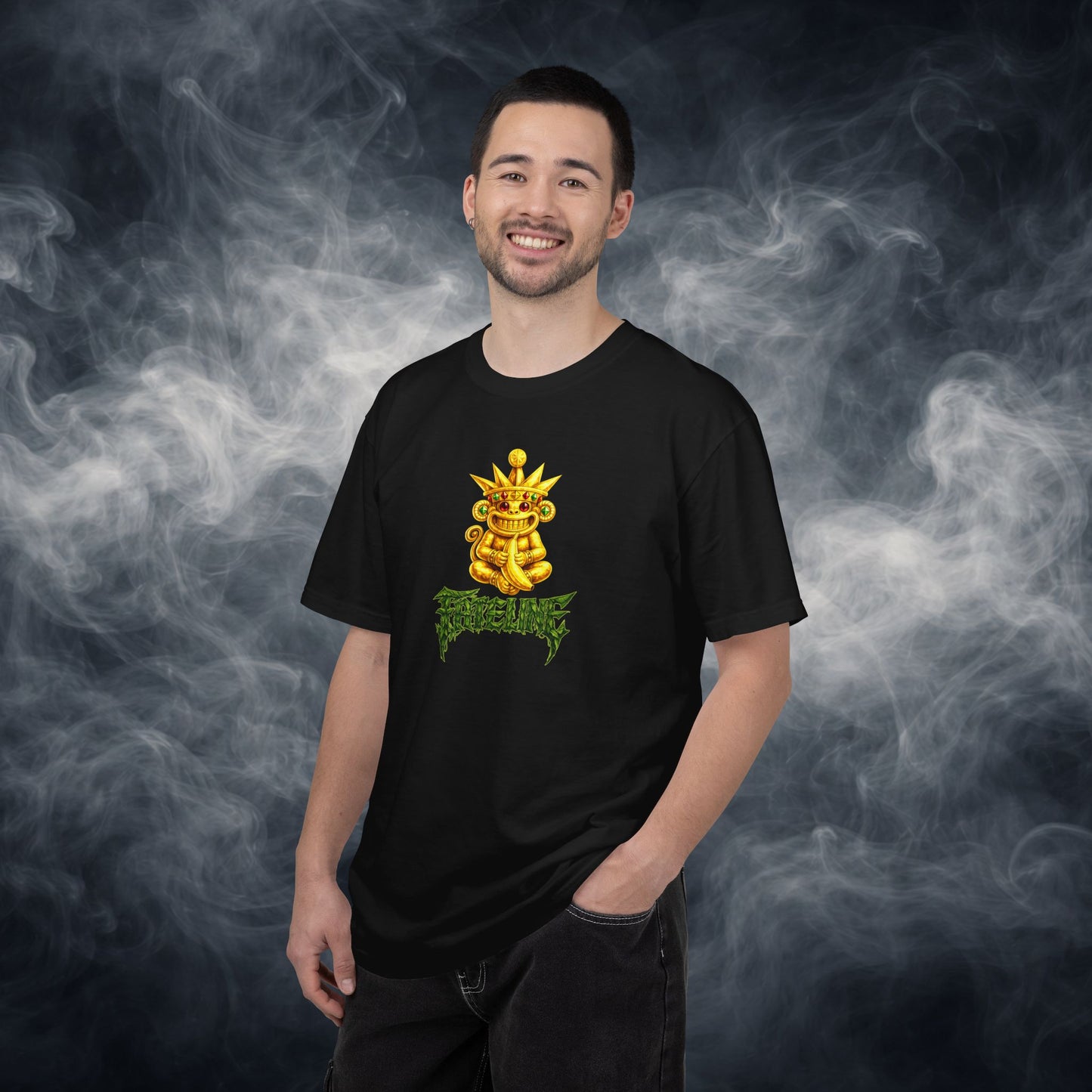 Lucky Golden Monkey Totem T-Shirt — Good Fortune Graphic
