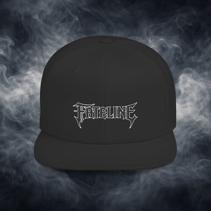 Flat Bill Snapback Hat — Fateline Logo, Multiple Colors