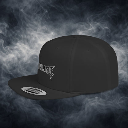 Flat Bill Snapback Hat — Fateline Logo, Multiple Colors
