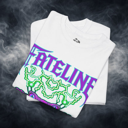 Fateline Frog Graphic Tee — Neon Psychedelic T Shirt