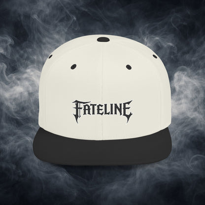 Flat Bill Snapback Hat — Fateline Logo, Multiple Colors