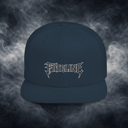 Flat Bill Snapback Hat — Fateline Logo, Multiple Colors