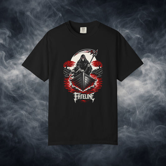 Fateline Ferry Reaper T-Shirt — Gothic Ferry Skull Tee