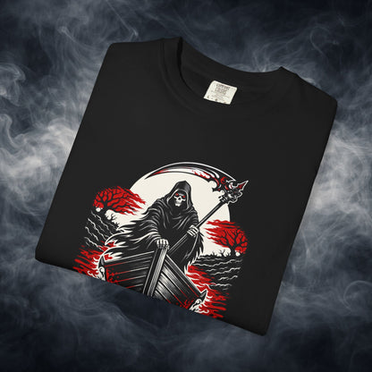 Fateline Ferry Reaper T-Shirt — Gothic Ferry Skull Tee