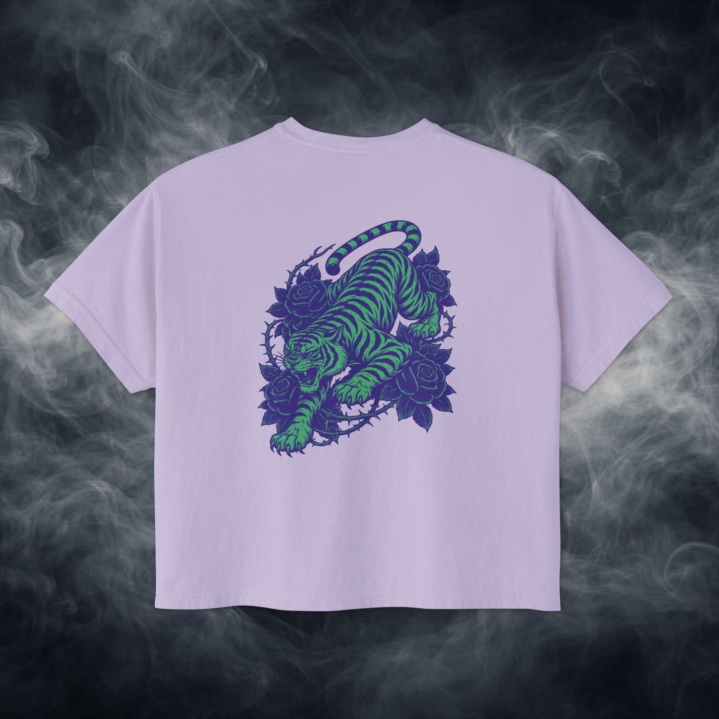 Fateline Tiger Graphic Women's Boxy Tee