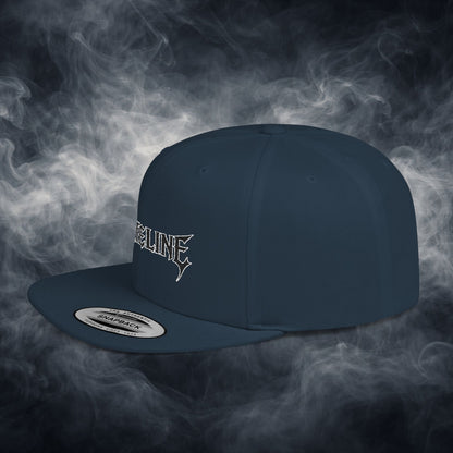 Flat Bill Snapback Hat — Fateline Logo, Multiple Colors