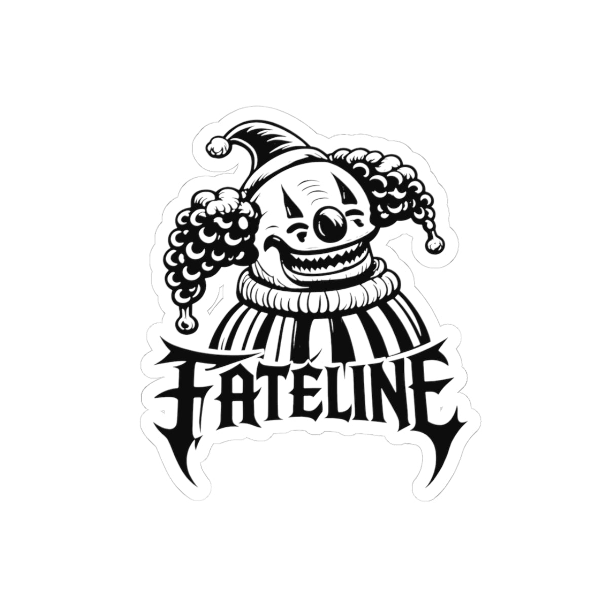 Fateline Clown Kiss-Cut Sticker
