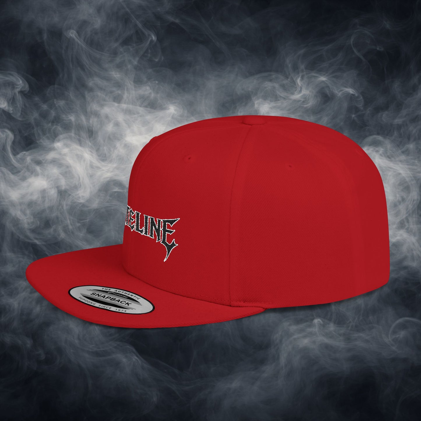 Flat Bill Snapback Hat — Fateline Logo, Multiple Colors