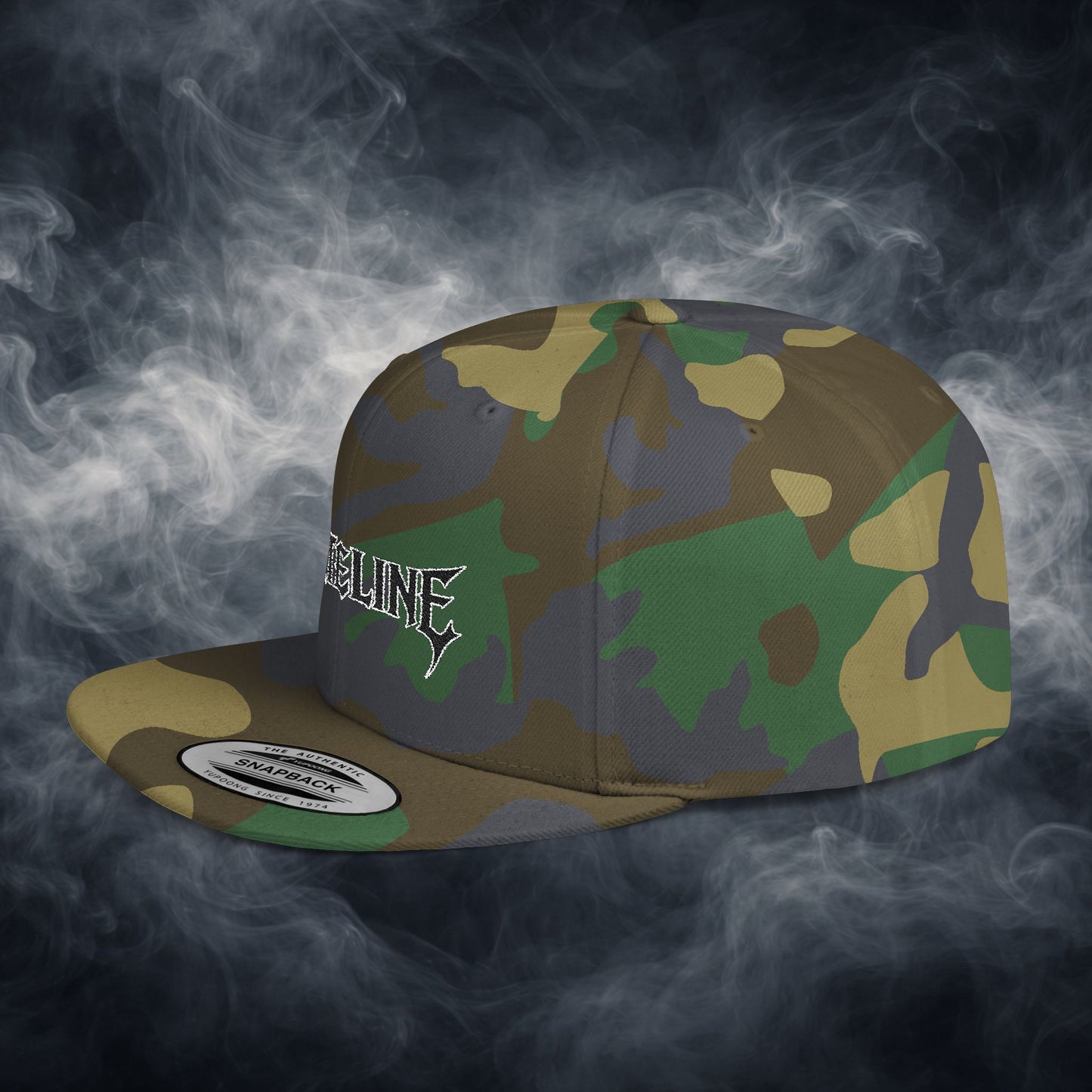 Flat Bill Snapback Hat — Fateline Logo, Multiple Colors