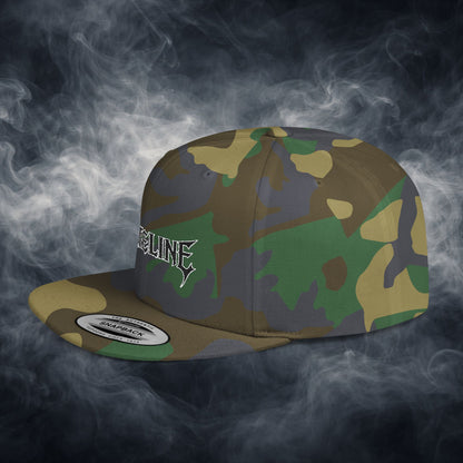 Flat Bill Snapback Hat — Fateline Logo, Multiple Colors