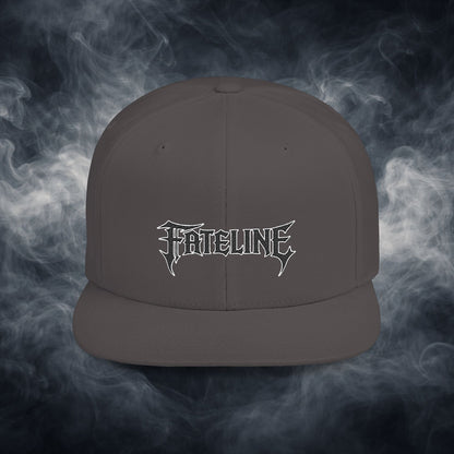 Flat Bill Snapback Hat — Fateline Logo, Multiple Colors