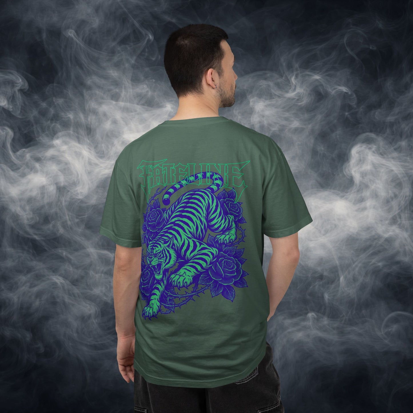 Fateline Tiger Graphic Tee Shirt