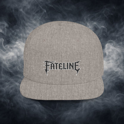 Flat Bill Snapback Hat — Fateline Logo, Multiple Colors