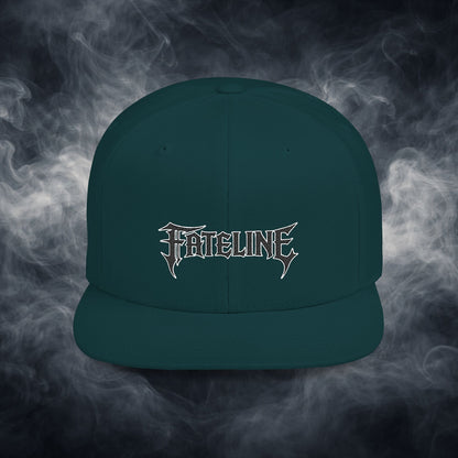 Flat Bill Snapback Hat — Fateline Logo, Multiple Colors