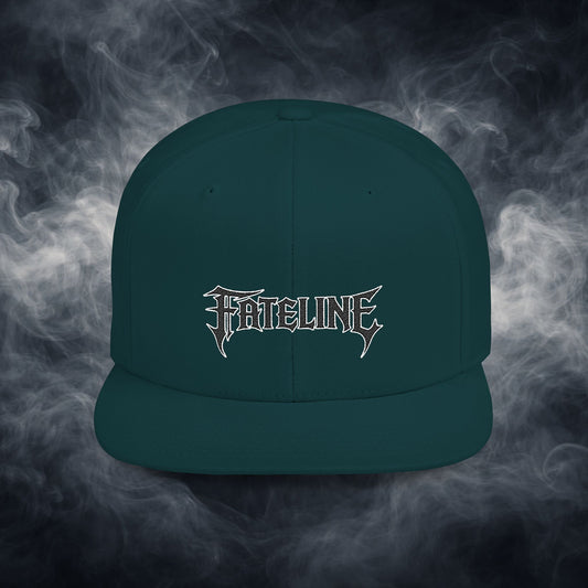 Flat Bill Snapback Hat — Fateline Logo, Multiple Colors