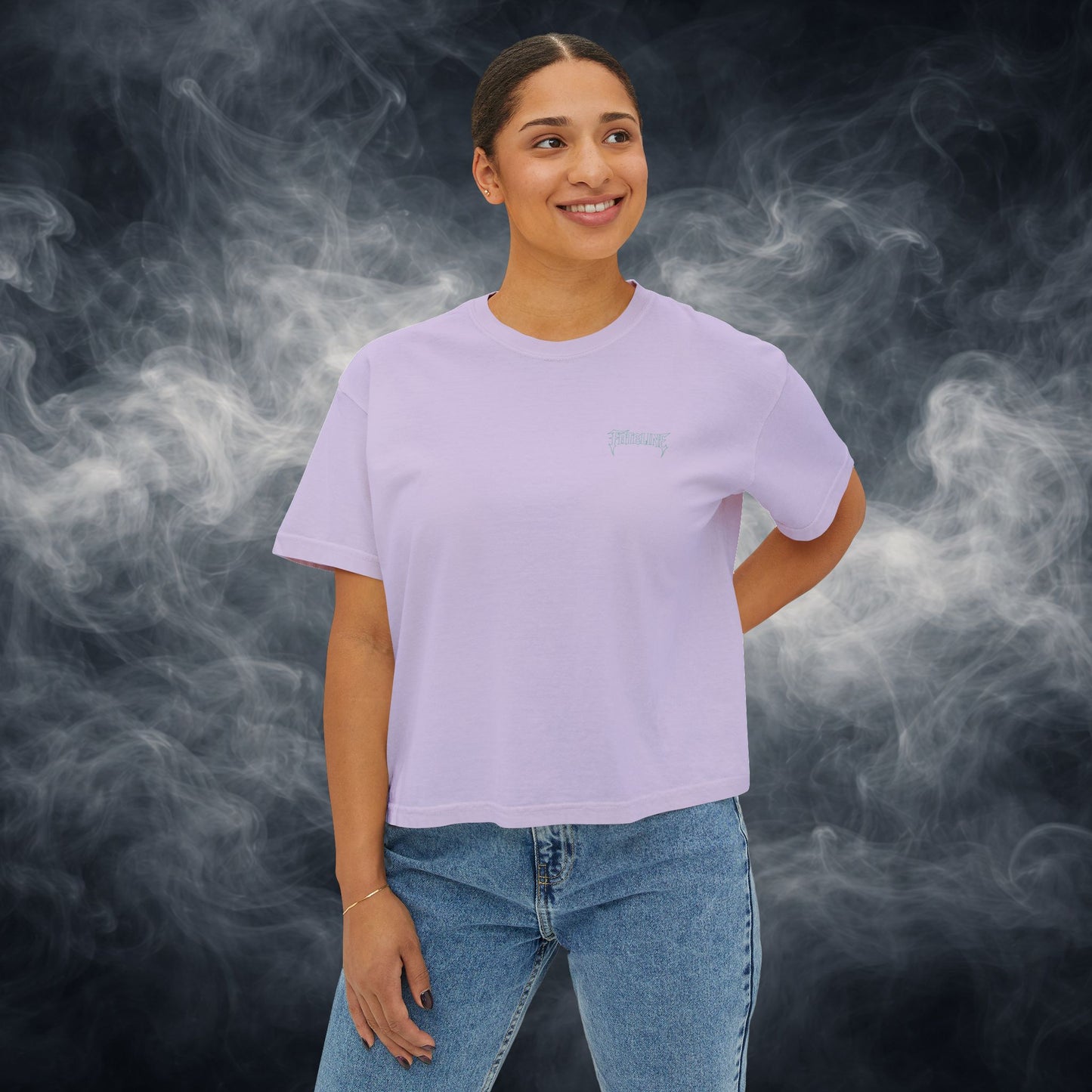 Fateline Tiger Graphic Women's Boxy Tee