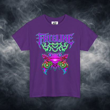 Fateline Frog Graphic Tee — Neon Psychedelic T Shirt