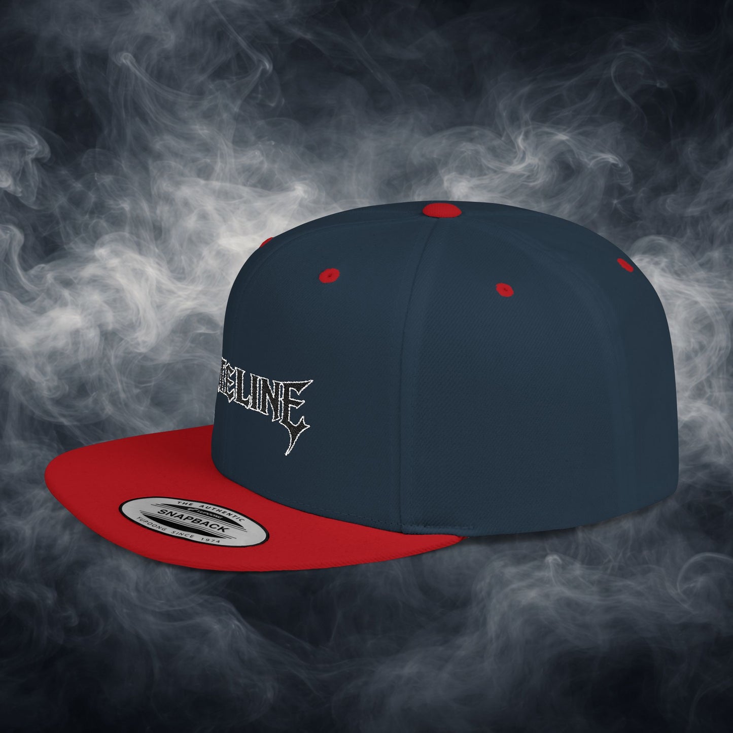 Flat Bill Snapback Hat — Fateline Logo, Multiple Colors