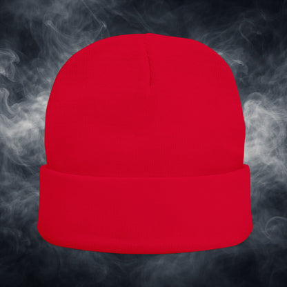 Fateline Logo Embroidered Knit Beanie — Warm Winter Hat