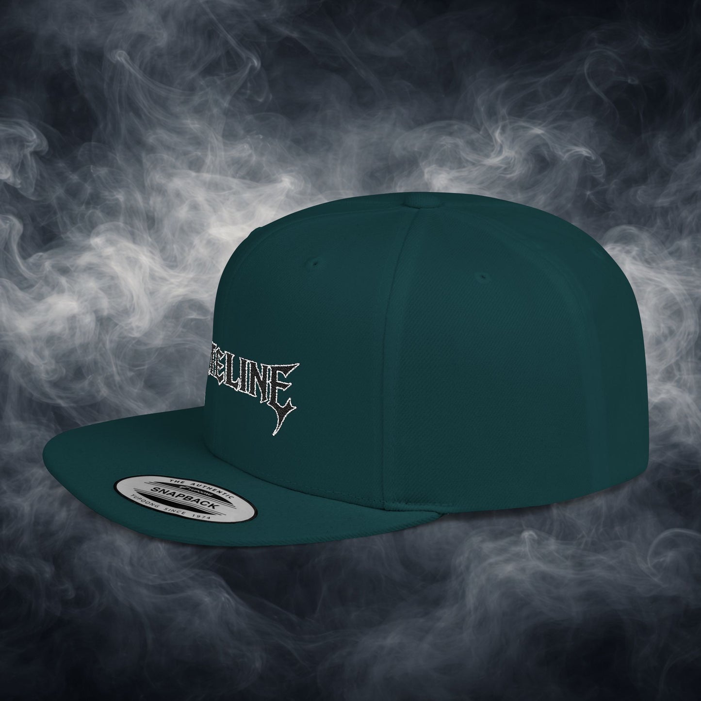 Flat Bill Snapback Hat — Fateline Logo, Multiple Colors