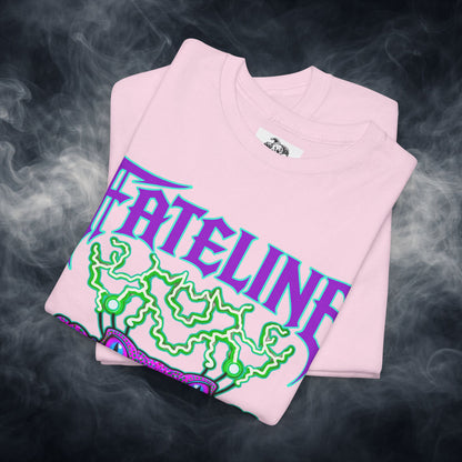 Fateline Frog Graphic Tee — Neon Psychedelic T Shirt