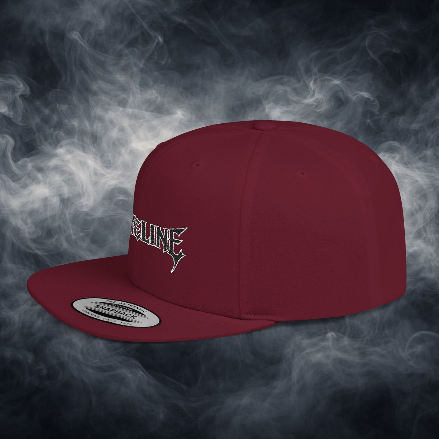 Flat Bill Snapback Hat — Fateline Logo, Multiple Colors