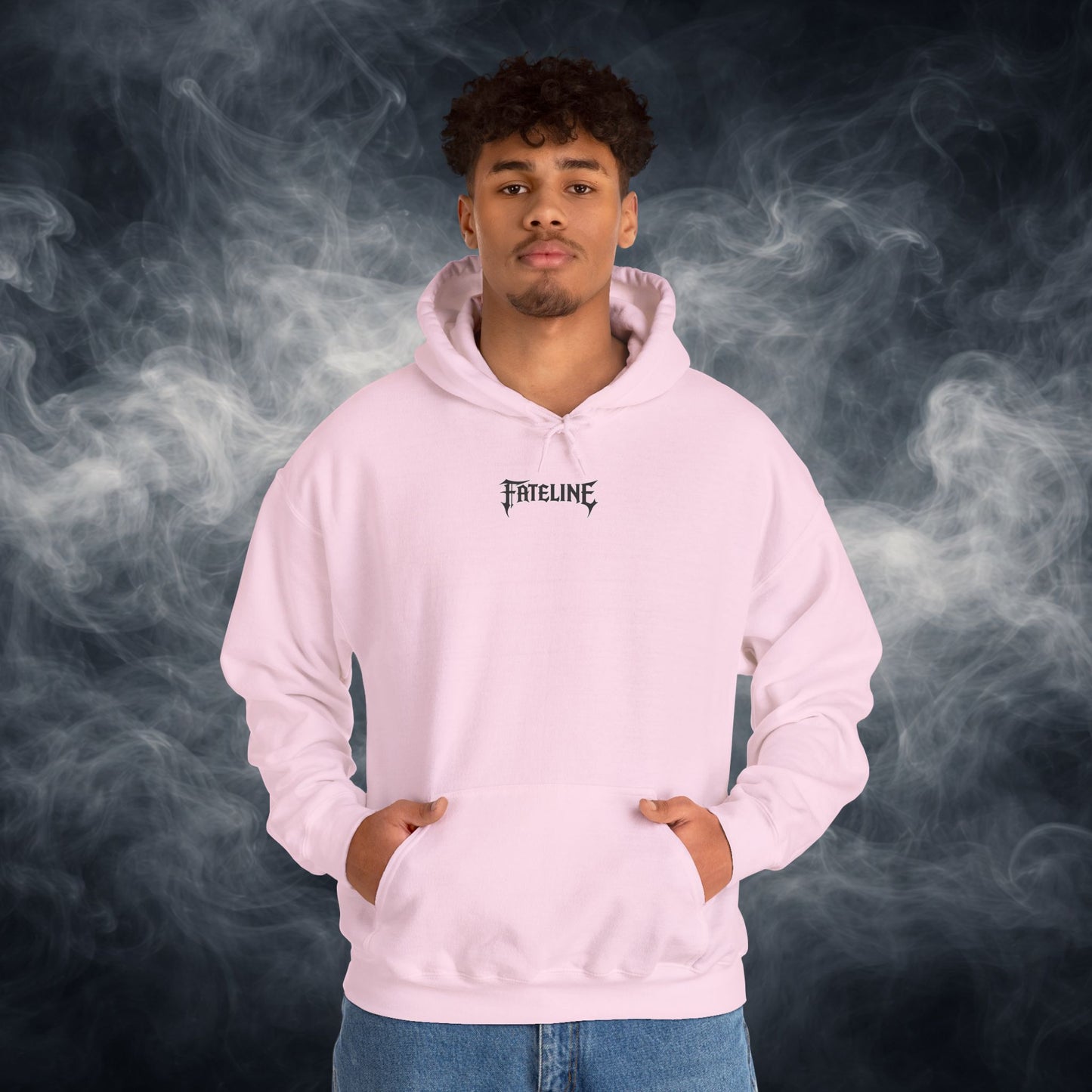 Fateline Logo Hoodie — Comfy Solid Pullover Sweatshirt