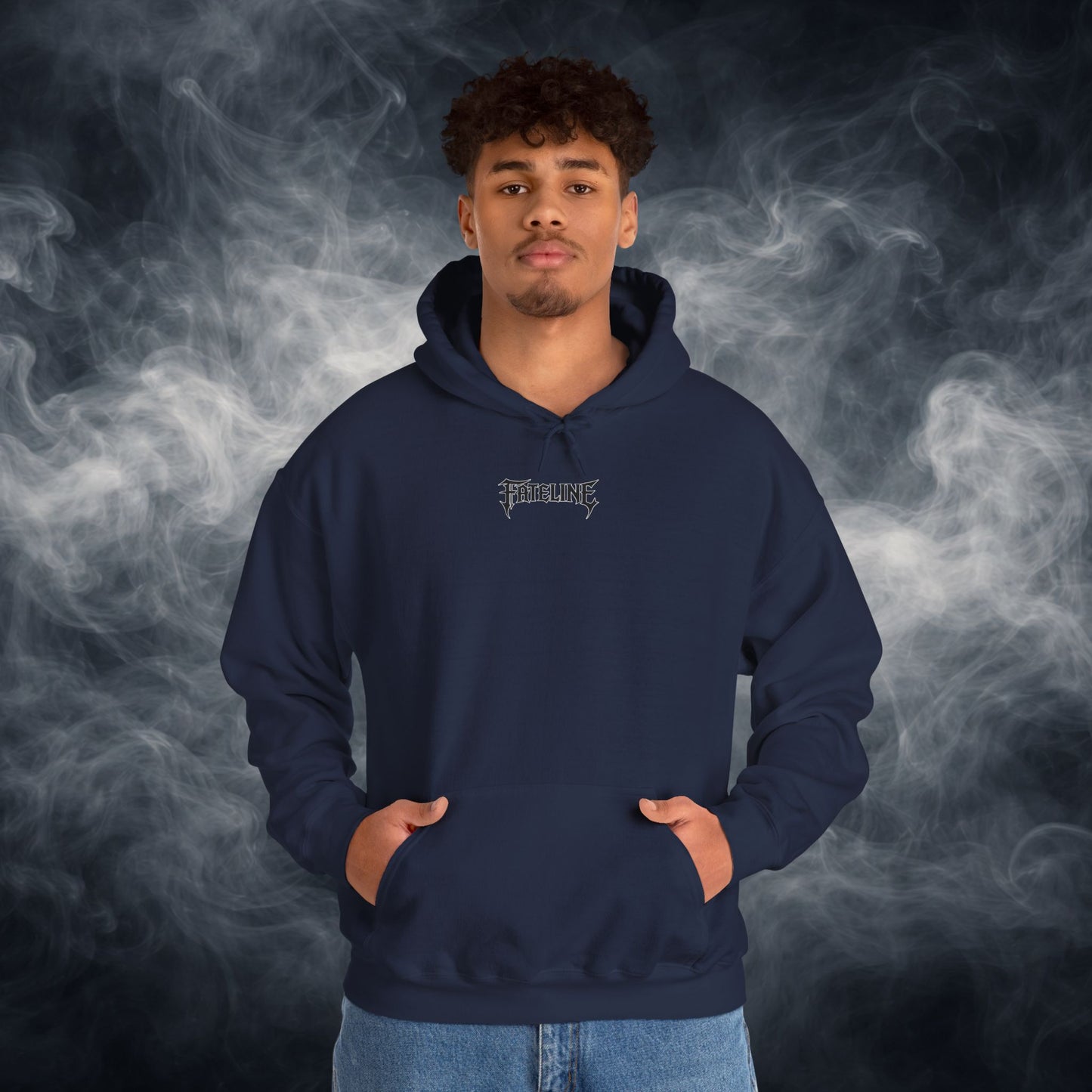 Fateline Logo Hoodie — Comfy Solid Pullover Sweatshirt