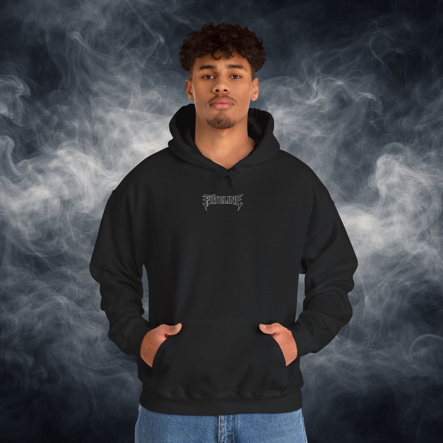 Fateline Logo Hoodie — Comfy Solid Pullover Sweatshirt
