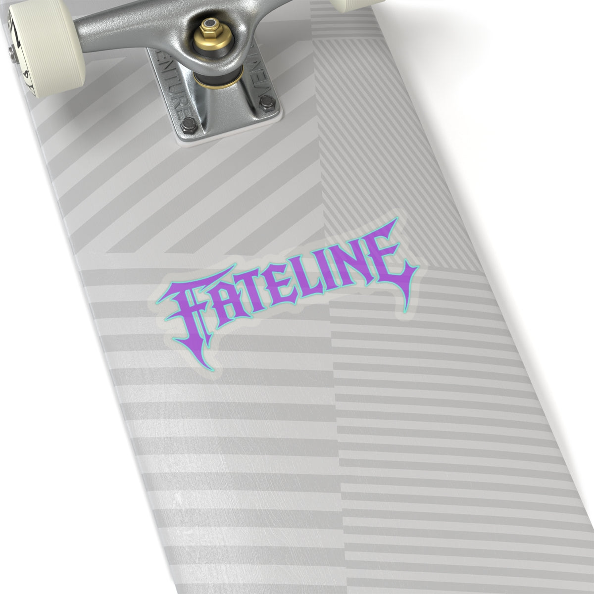Fateline Logo Sticker — Kiss-Cut Vinyl Decal (Pastel Purple/Blue)