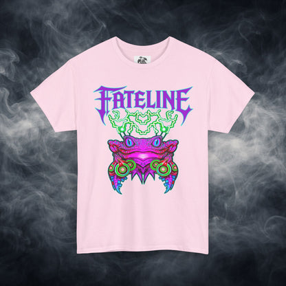 Fateline Frog Graphic Tee — Neon Psychedelic T Shirt