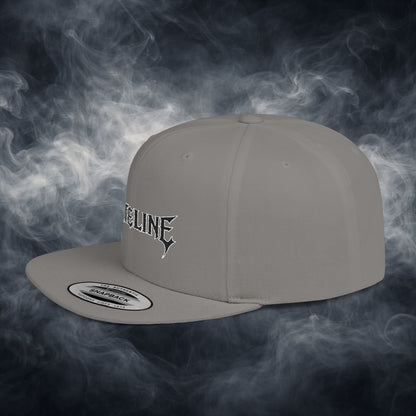 Flat Bill Snapback Hat — Fateline Logo, Multiple Colors