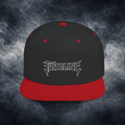 Flat Bill Snapback Hat — Fateline Logo, Multiple Colors