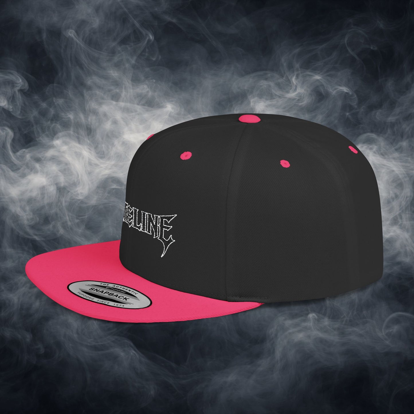 Flat Bill Snapback Hat — Fateline Logo, Multiple Colors