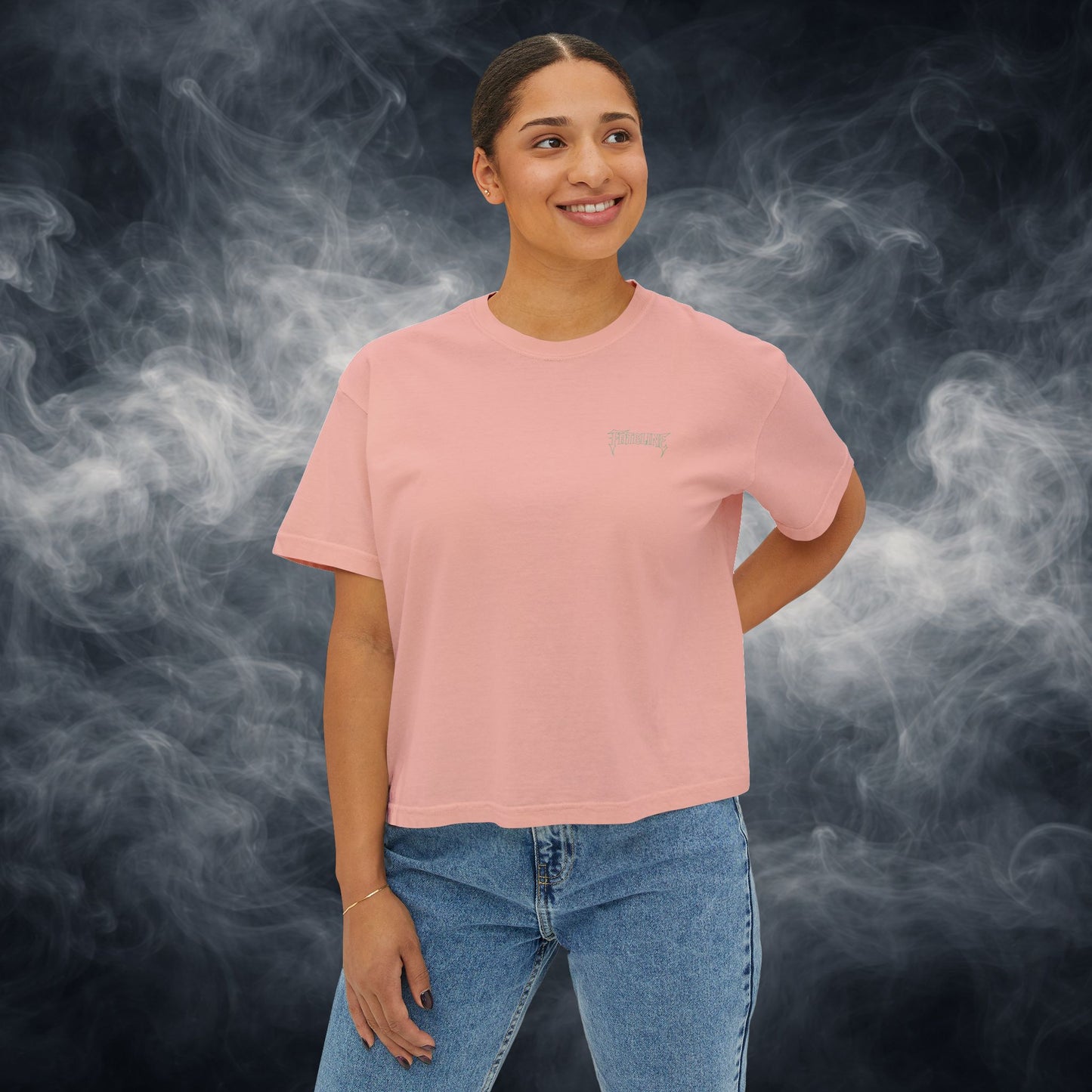 Fateline Tiger Graphic Women's Boxy Tee