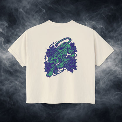 Fateline Tiger Graphic Women's Boxy Tee