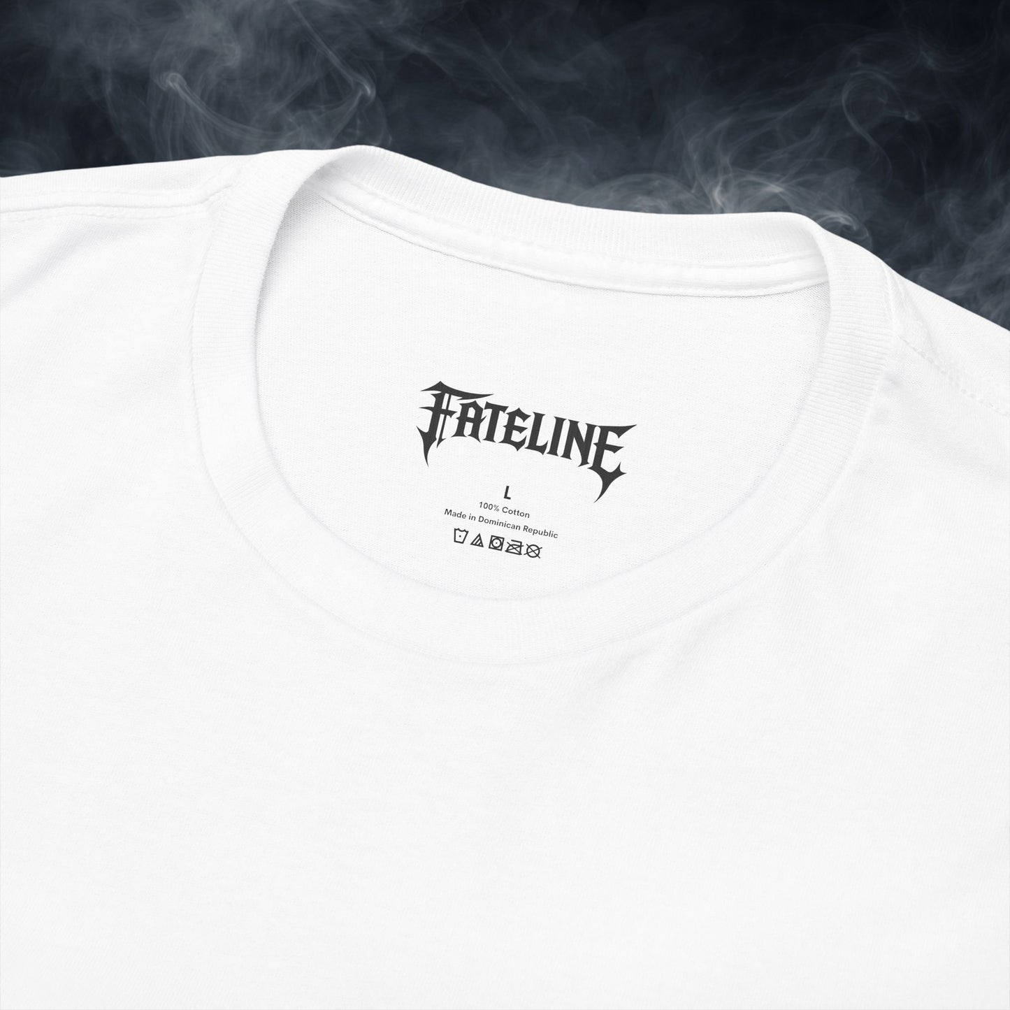 Lucky 8 Dragon T-Shirt — "Fateline" Chinese Script Graphic