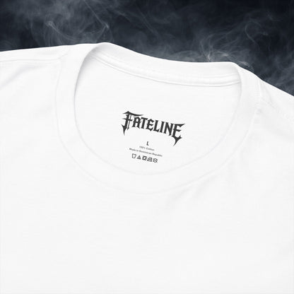 Lucky 8 Dragon T-Shirt — "Fateline" Chinese Script Graphic