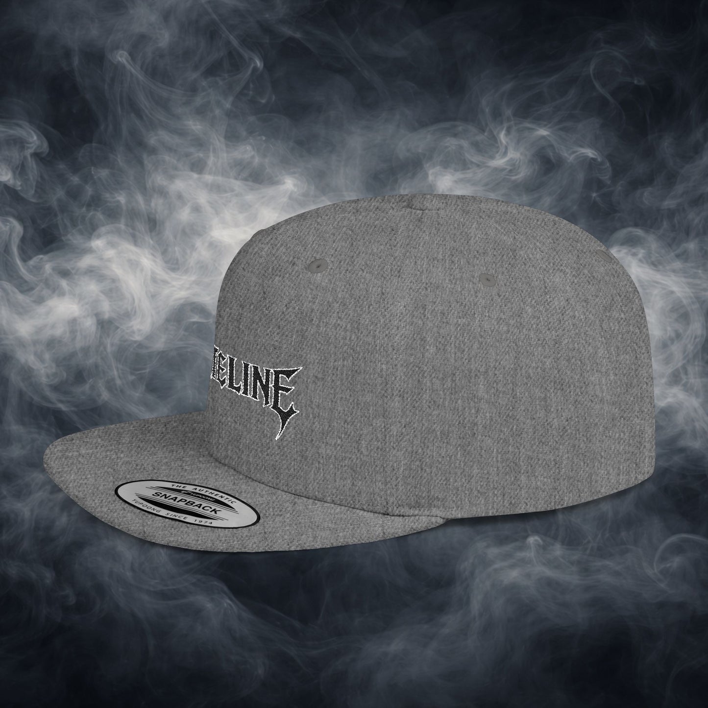 Flat Bill Snapback Hat — Fateline Logo, Multiple Colors
