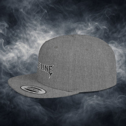 Flat Bill Snapback Hat — Fateline Logo, Multiple Colors