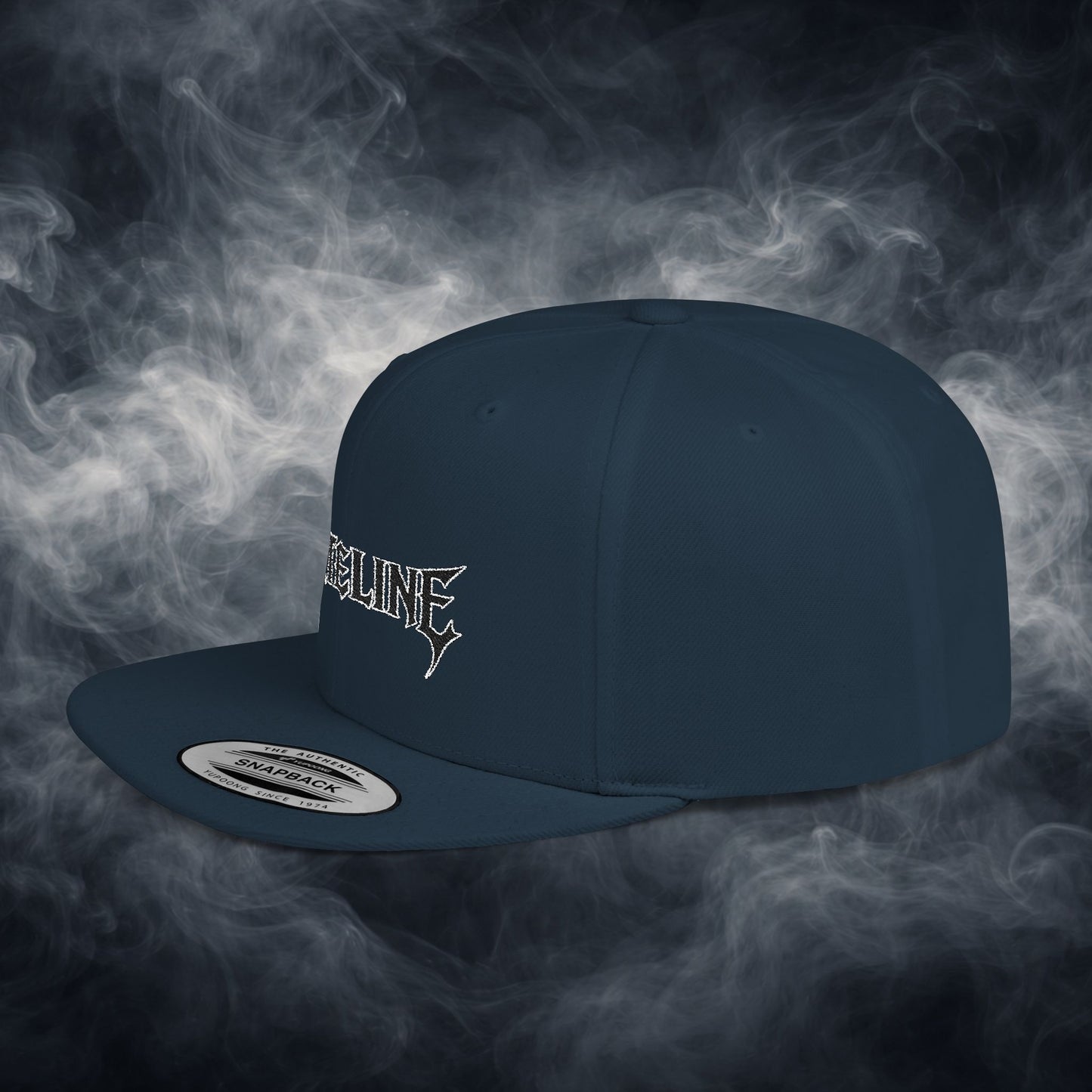 Flat Bill Snapback Hat — Fateline Logo, Multiple Colors