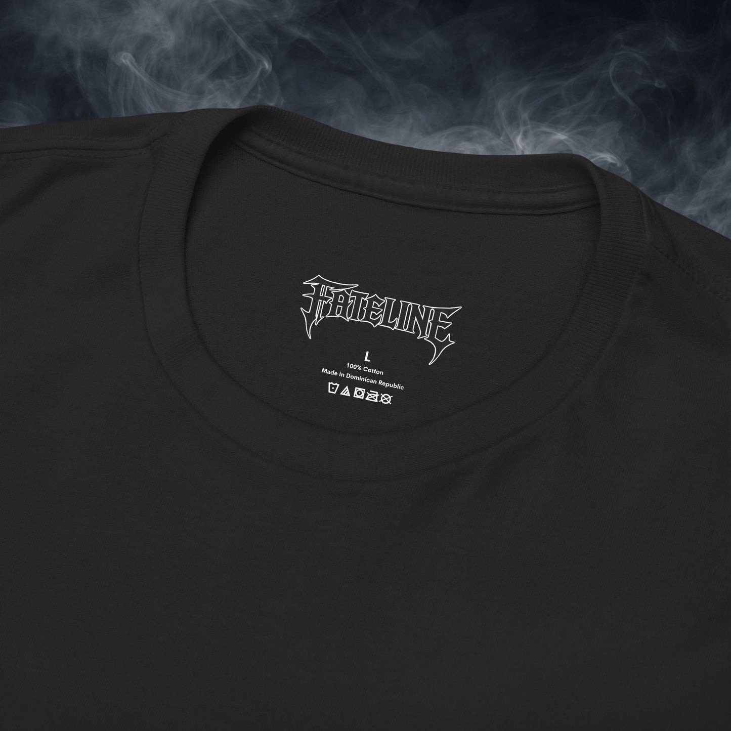 Lucky 8 Dragon T-Shirt — "Fateline" Chinese Script Graphic