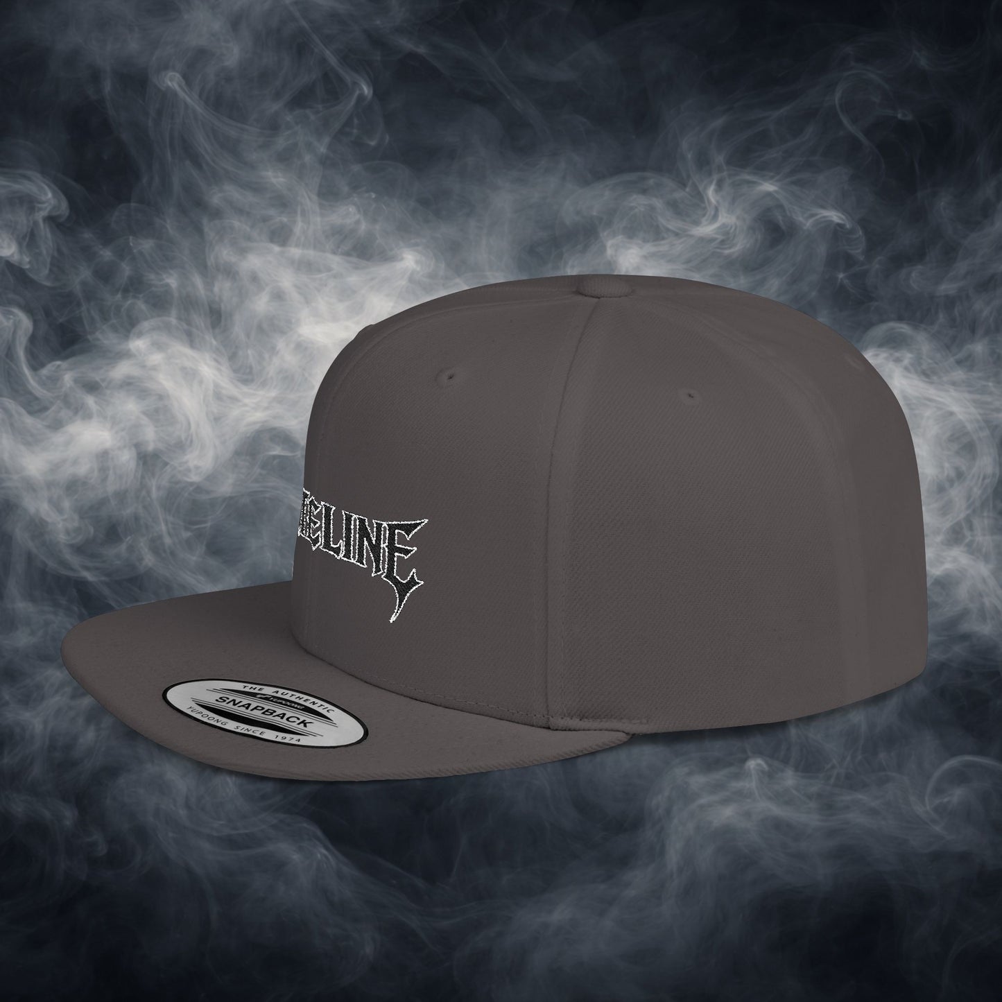 Flat Bill Snapback Hat — Fateline Logo, Multiple Colors