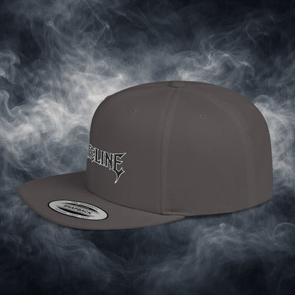 Flat Bill Snapback Hat — Fateline Logo, Multiple Colors