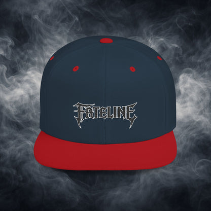 Flat Bill Snapback Hat — Fateline Logo, Multiple Colors