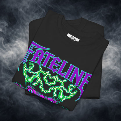 Fateline Frog Graphic Tee — Neon Psychedelic T Shirt