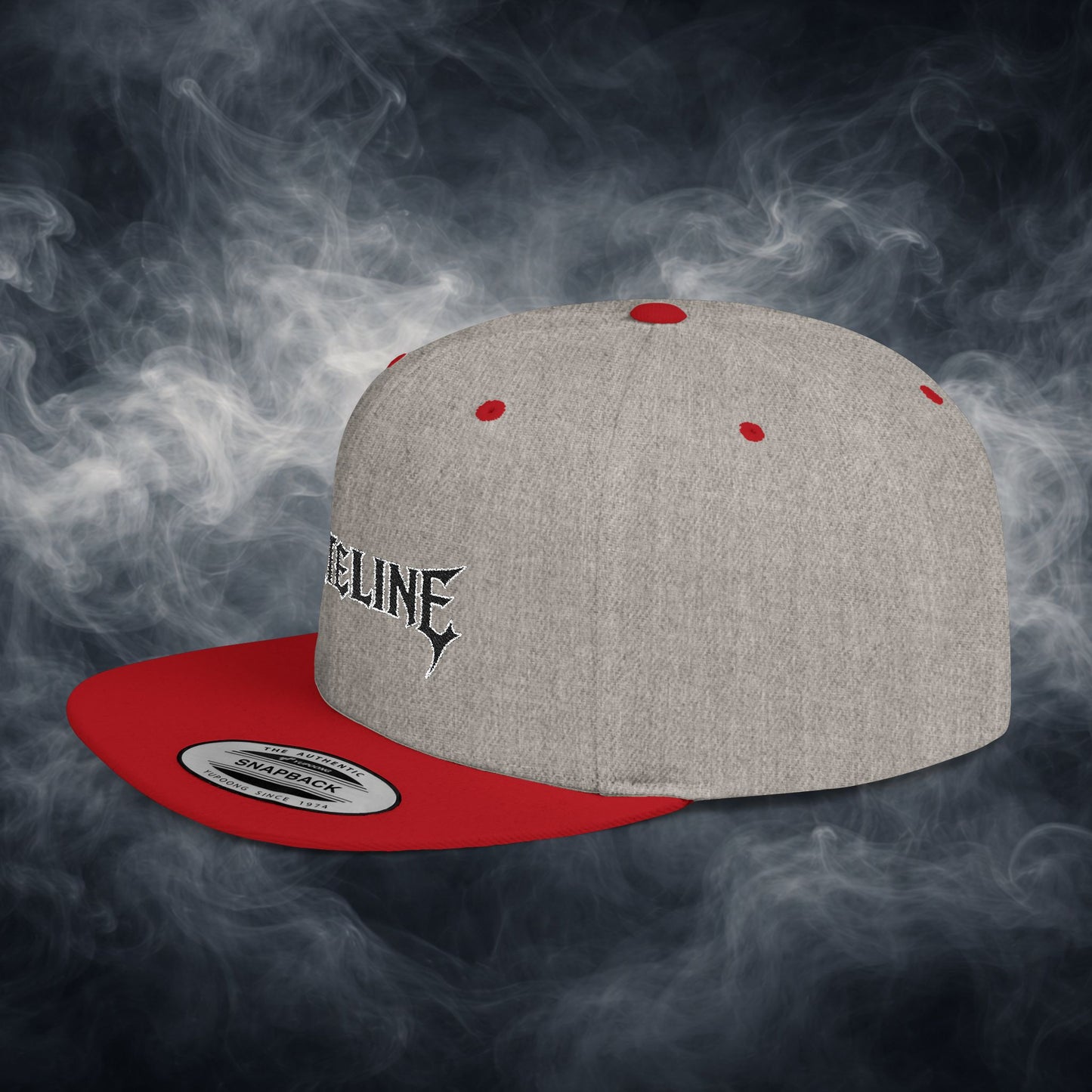 Flat Bill Snapback Hat — Fateline Logo, Multiple Colors