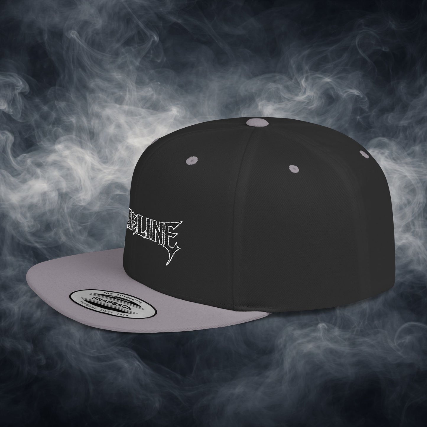 Flat Bill Snapback Hat — Fateline Logo, Multiple Colors