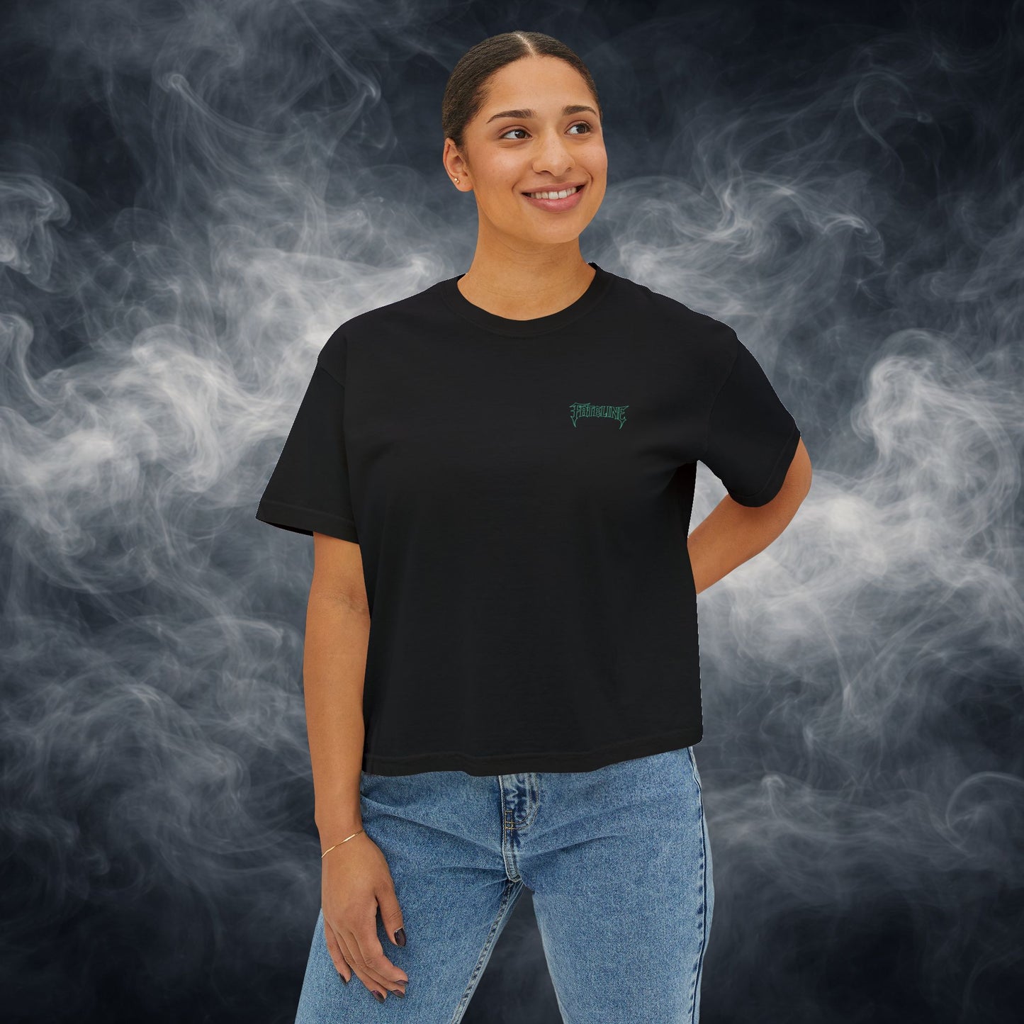 Fateline Tiger Graphic Women's Boxy Tee