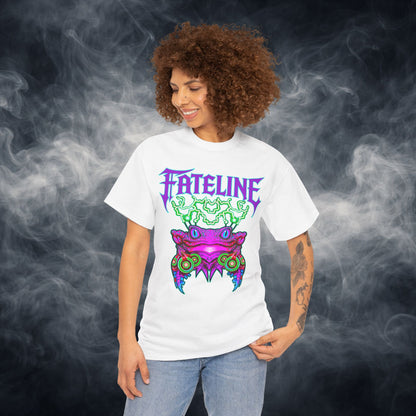 Fateline Frog Graphic Tee — Neon Psychedelic T Shirt